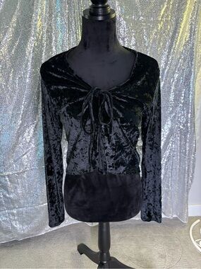 Velvet Bow-Tie Cardigan 🖤
